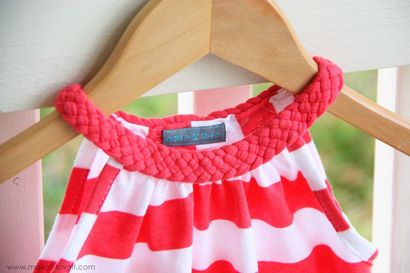 Re-Purposing T-Shirt in ein Kleid mit geflochtenen Halsband, Make It und Love It