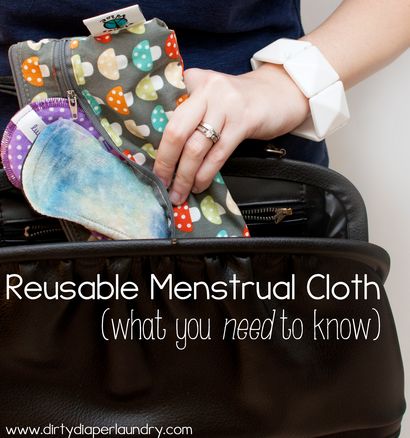Wiederverwendbare Menstrual Tuch- Was Sie wissen müssen - Schmutziges Windel-Wäscherei