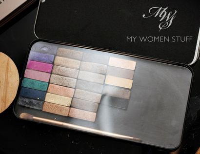 Review Make Up For Ever vide palette en métal avec aimant - Depotting Urban Decay fard à paupières