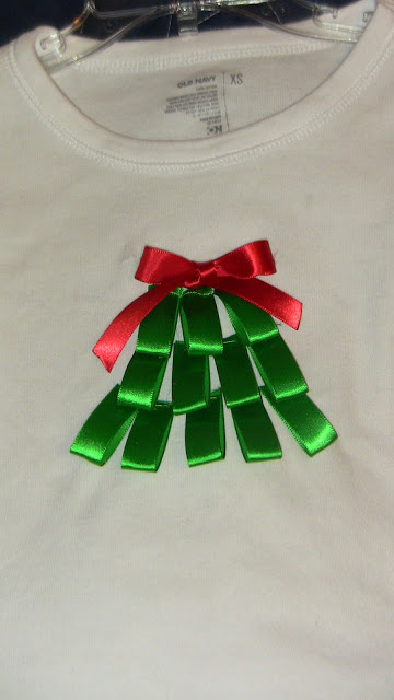 Ruban shirt Arbre de Noël, de temps en temps shirt Crafty ruban d'arbre de Noël