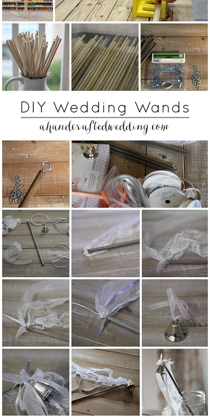 Ruban de mariage - Wands Montagne vie moderne (idées rustiques) diy Ruban de mariage - Wands Montagne vie moderne