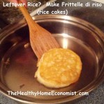Galettes de riz Recette (Frittelle di RISO) - The Economist maison saine