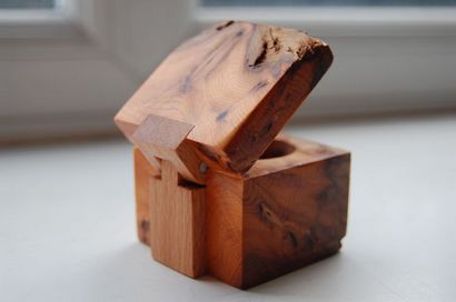 Ring-Kasten mit Holz-Dreh 6 Schritten (mit Bildern)