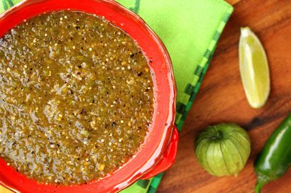 Gebratene Tomatillo und Grün Chile Salsa, Coupon Clipping-Koch