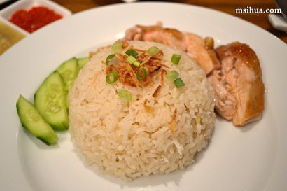 Riz au poulet rôti Hainanese au chili - sauce au gingembre Recette, Mme I-Hua - The Boy