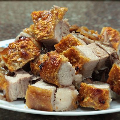ventre de porc rôti (lechon de kawali sans friture), CASA Veneracion