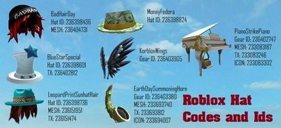 Roblox Hat Codes und Ids