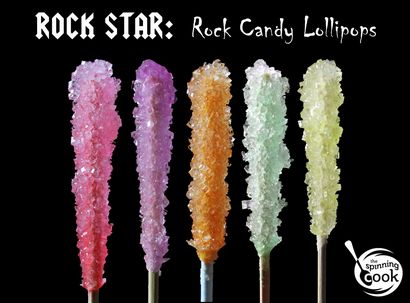 Rock Candy Lollipops Recette - Spinning Faire cuire
