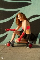 Rocket-Skates Sind die elektrische motorisierte Rollen-Blätter, die Ihr umhaut