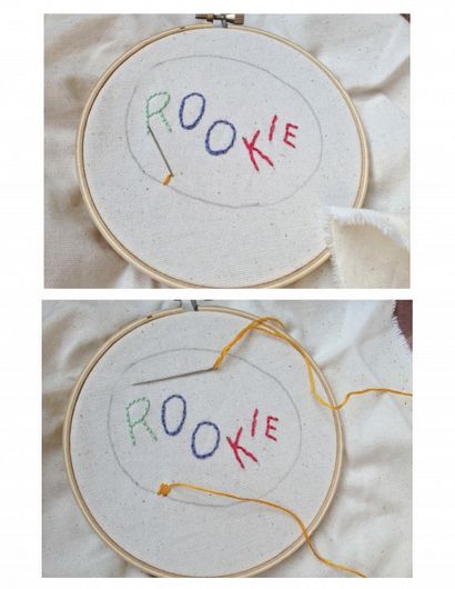 Rookie - Bricolage ecussons brodés