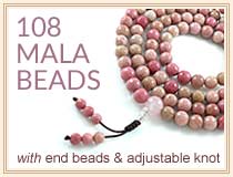 Rosenkranz, Mala Perlen, Gebetskette, buddhistische Perlen, Tibetan Mala
