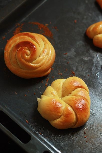 Rose Brötchen Rezept, wie man Rosenbrötchen machen - Fas Küche