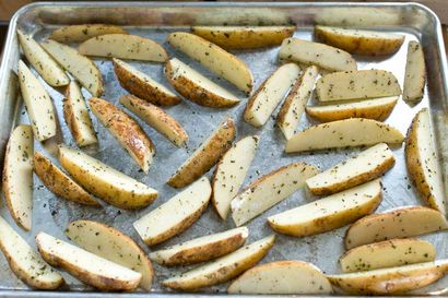 Rosemary pommes de terre au four Wedges Recette