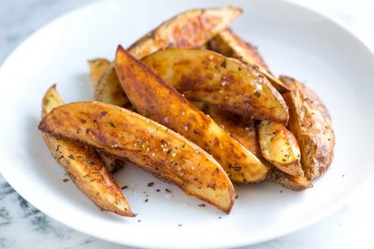 Rosemary pommes de terre au four Wedges Recette