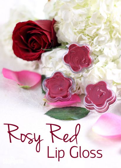 Rosy Red Lip Gloss Recette - Savon Reine