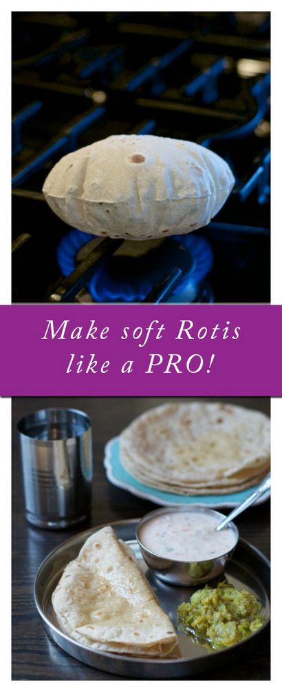 Roti Rezept oder Chapati Rezept - Wie weich rotis zu machen, Simmer zu Schlanker