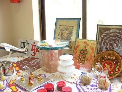 Rukhwat - Articles décorées dans un mariage Maharastrian