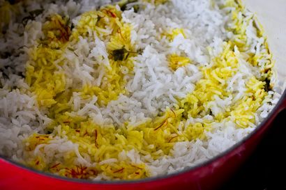 Sabzi Polo va Mahi persischer Herbed Reis mit Fisch, Perfekt Morsel