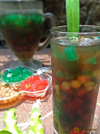 Sagou à gulaman Pandan Samalamig (Perle et Jelly Pandan Coolers), Pinoy Kusinero