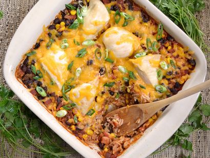 Salsa Chicken Casserole - Octets Budget