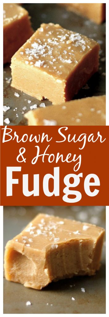 Gesalzene Brown Sugar - Honig Fudge - Baker von der Natur