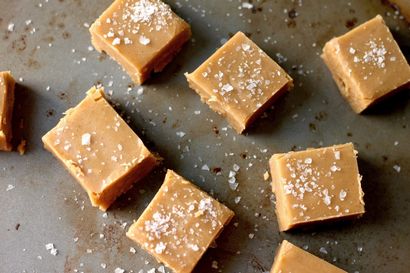 Gesalzene Brown Sugar - Honig Fudge - Baker von der Natur