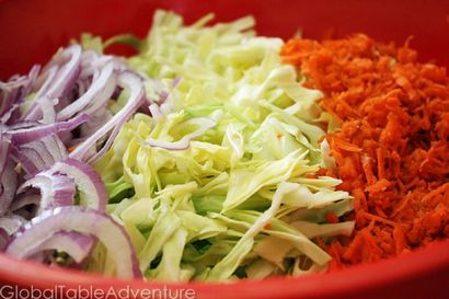 In El Salvador Sauerkraut Slaw, Curtido, Globale Tabelle Abenteuer