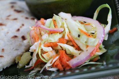 In El Salvador Sauerkraut Slaw, Curtido, Globale Tabelle Abenteuer