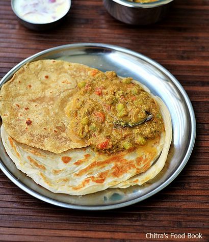 Saravana Bhavan Kurma recette Hôtel légumes Kurma Pour Parotta, Roti Avec la vidéo, Chitra Livre alimentaire