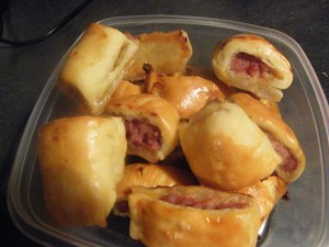 Wurst Rolls, Mürbeteig, Rosie - s Home Küche