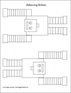 Wissenschaft für Kinder Balancing Roboter (FREE Printable) - Buggy und Buddy