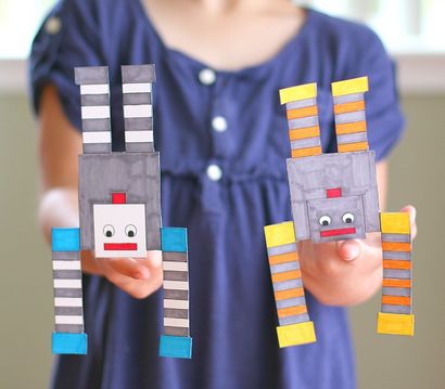 Wissenschaft für Kinder Balancing Roboter (FREE Printable) - Buggy und Buddy
