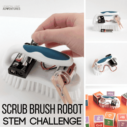 BROSSE Robot STEM construction Défi pour les enfants