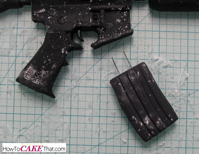 Sculpted AR-15-Fondant-Gewehr - Wie CAKE Zu diesem