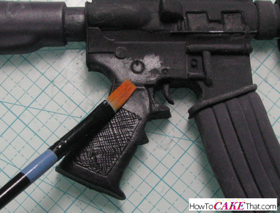 Sculpted AR-15-Fondant-Gewehr - Wie CAKE Zu diesem