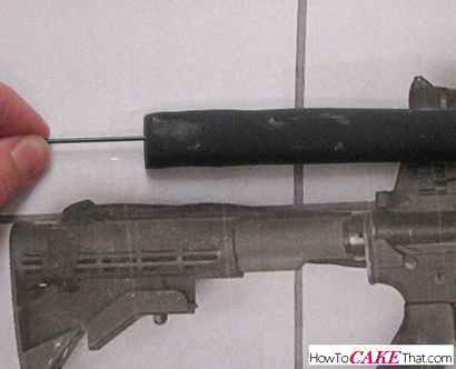 Sculpted AR-15-Fondant-Gewehr - Wie CAKE Zu diesem