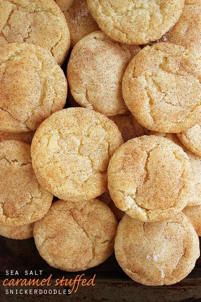 Sea Salt Caramel Gefüllte Snickerdoodles