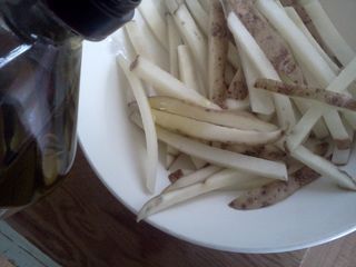 Assaisonné frites faites maison 5 étapes (français) Assaisonné frites maison française 5 étapes