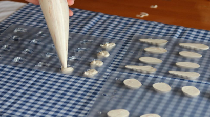 Sea-Themed gâteau au chocolat Décorations Sea Shells Tutoriel