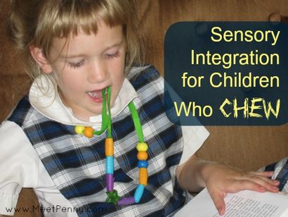 L'intégration sensorielle pour les enfants qui mâchent - Rencontrez Penny