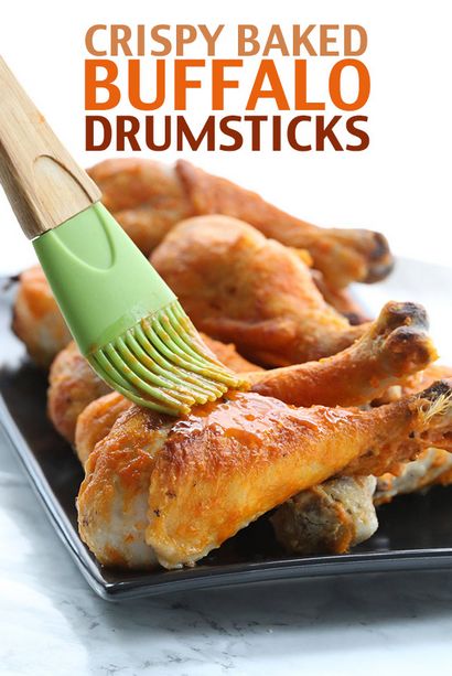 Ernsthaft knusprig gebackener Buffalo Drum Sticks, All Day I über das Essen Traum