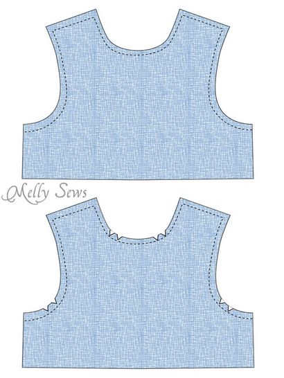 Nähen Sie ein Baby-Kleid mit FREE-Muster - Melly Sews