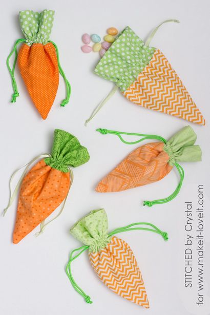 Nähen Sie eine Karotte Saures Tasche für Ostern, Make It und Love It