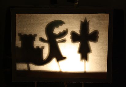 Shadow Puppets dans un théâtre de boîte de céréales - Kix céréales