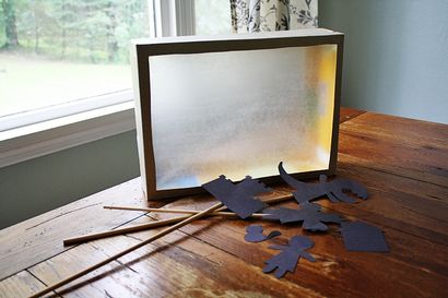 Shadow Puppets dans un théâtre de boîte de céréales - Kix céréales