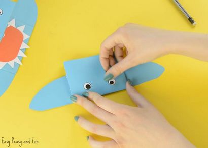 Shark Papierhandpuppe - Easy Peasy und Fun