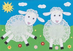 Artisanat Sheep et Activités enfants peuvent faire