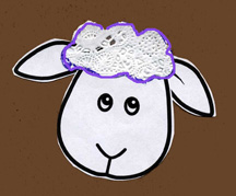 Artisanat Sheep et Activités enfants peuvent faire