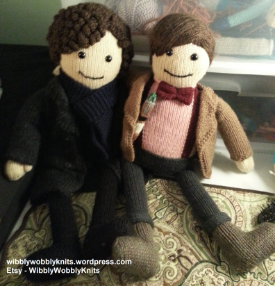 Sherlock Knit Puppe, Wibbly Wackelige Knits