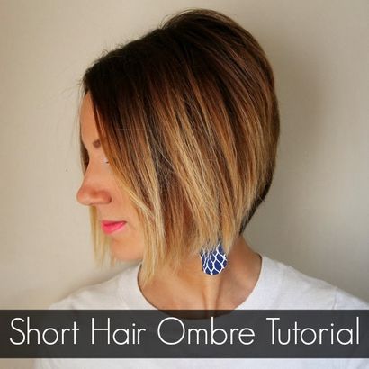 Kurzes Haar Ombre Tutorial Wie Ombre zu Hause tun - eine kleine MOMMA